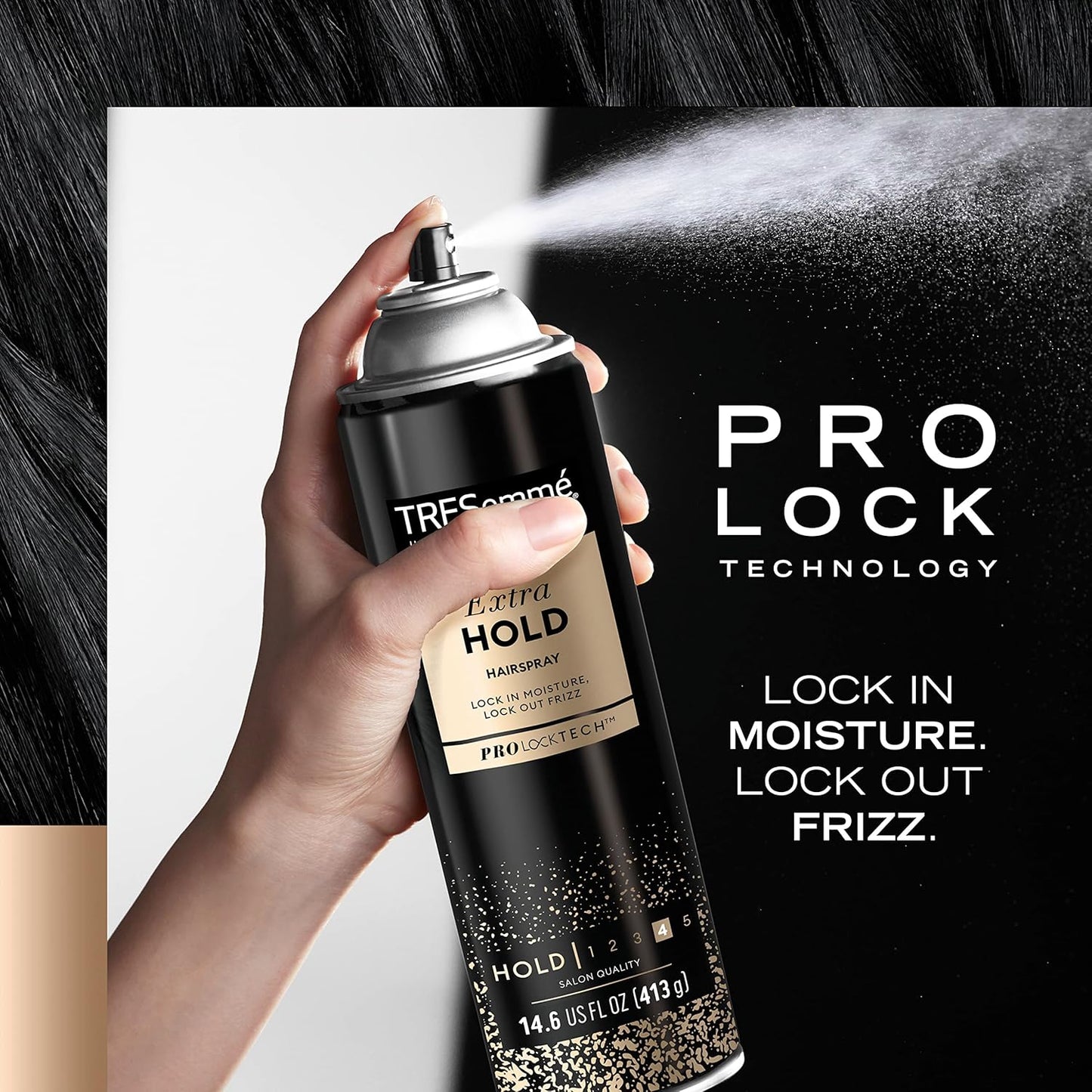 Extra Hold Hairspray | 24-Hour Frizz Control | Pro Lock Technology | 4.2 oz