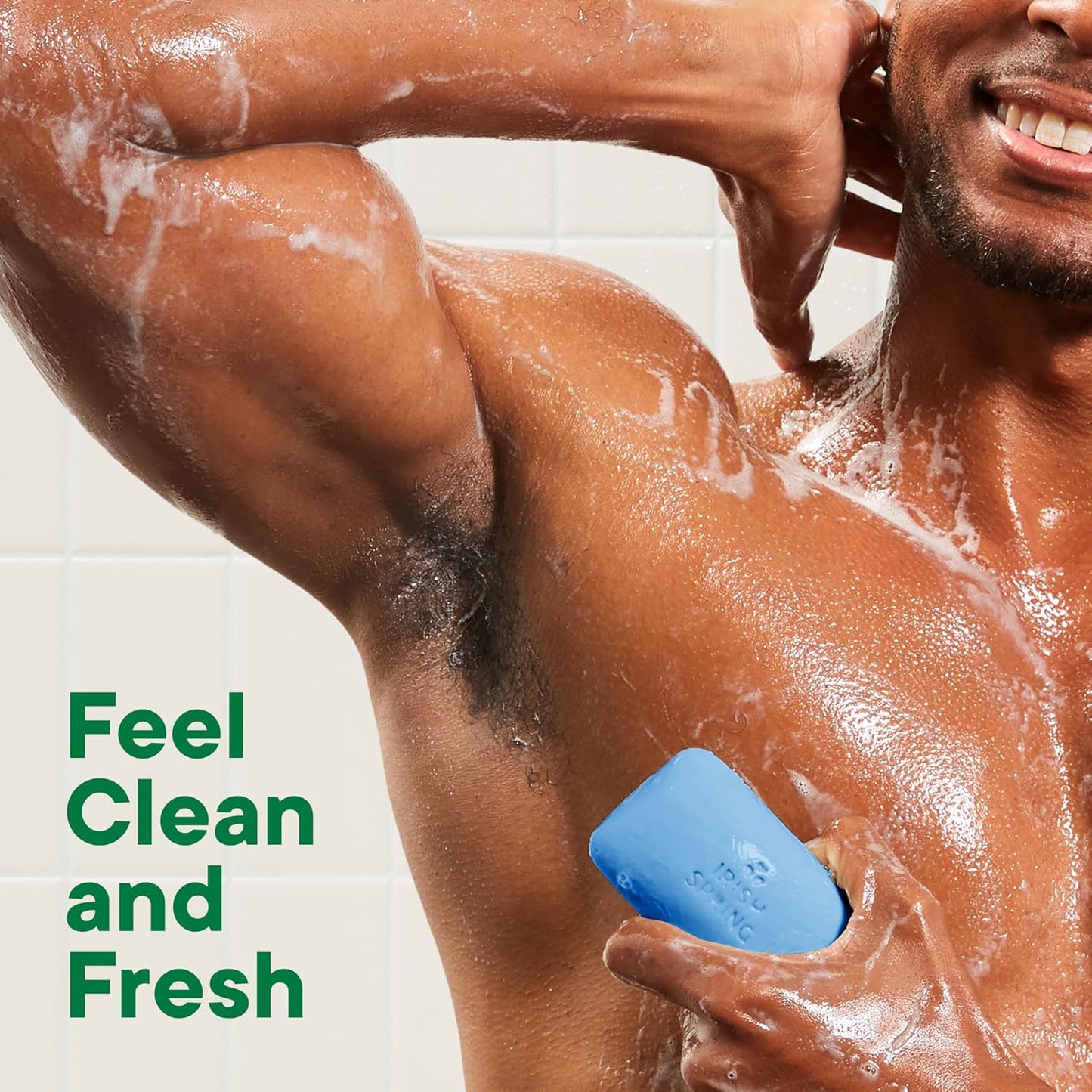 Irish Spring Moisture Blast Deodorant Soap | 12-Hour Freshness | 3.7 oz Bar (12 Pack)