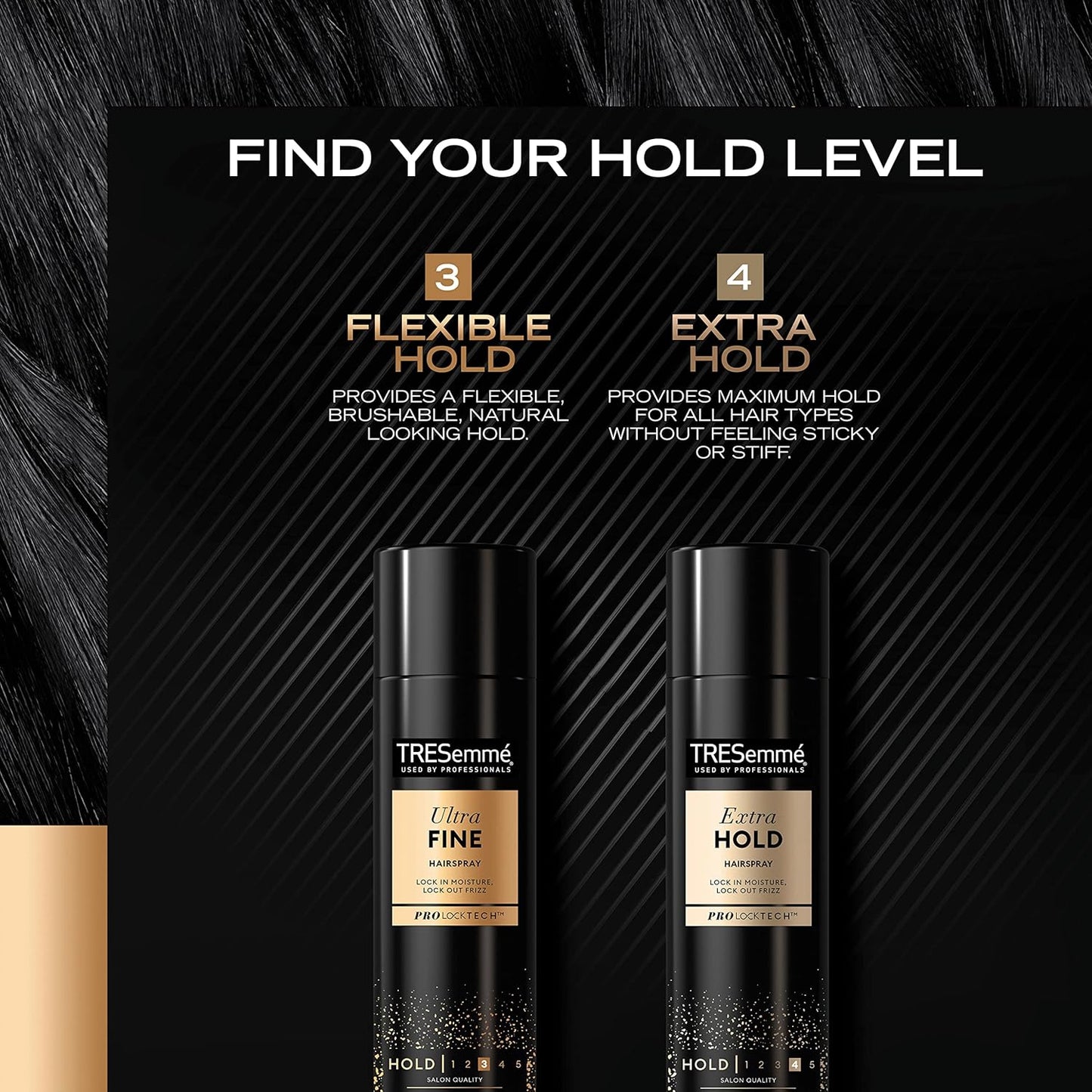 Extra Hold Hairspray | 24-Hour Frizz Control | Pro Lock Technology | 14.6 oz