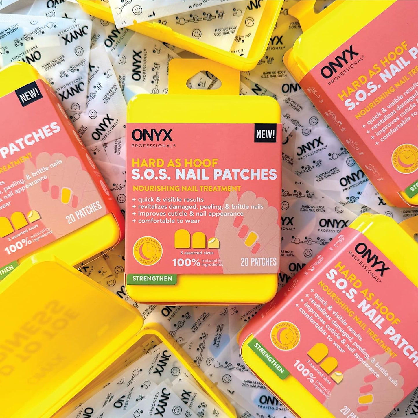 Onyx Hard As Hoof Nail Strengthening Cream | Unscented | 1 Oz - Strengthens & Conditions Nails