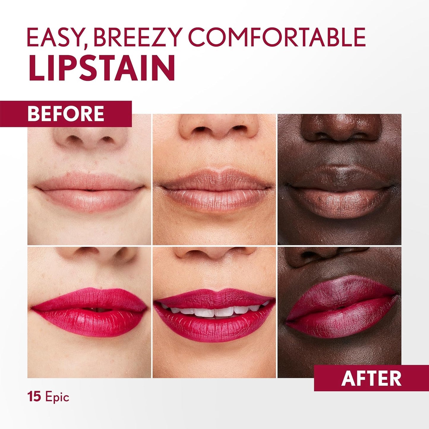 Vegan Lipstain Bundle | COVERGIRL Outlast - 15 & 65 Shades for Long-Lasting Color