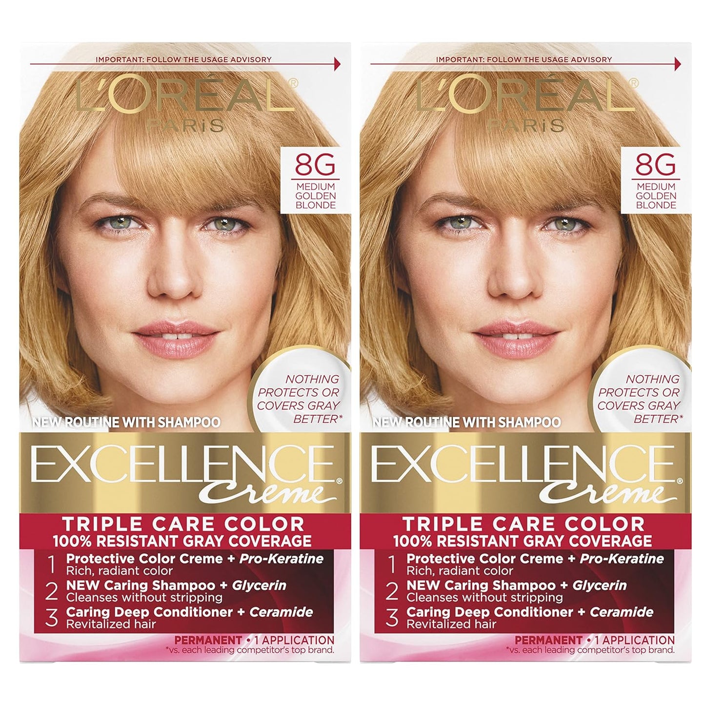 L'Oreal Paris Excellence Crème 9A Light Ash Blonde Hair Color | Gray Coverage, 8 Weeks
