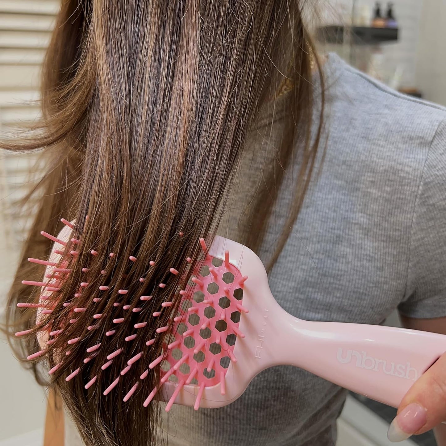 FHI Heat UNbrush Detangling Brush | Pain-Free for All Hair Types | Lightweight & Anti-Static