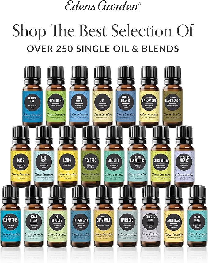 Edens Garden Energy Boost Essential Oil Blend- 100% Pure Premium Grade, Undiluted, Natural, Therapeutic, Aromatherapy, The Best for Diffusing, Kid Safe, Humidifiers, Skin 10 ml (.33 fl oz)
