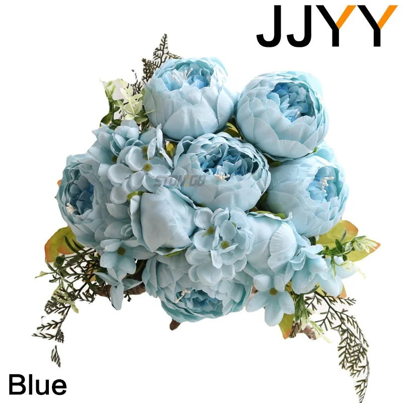 13-Head European Style Peony Bouquet