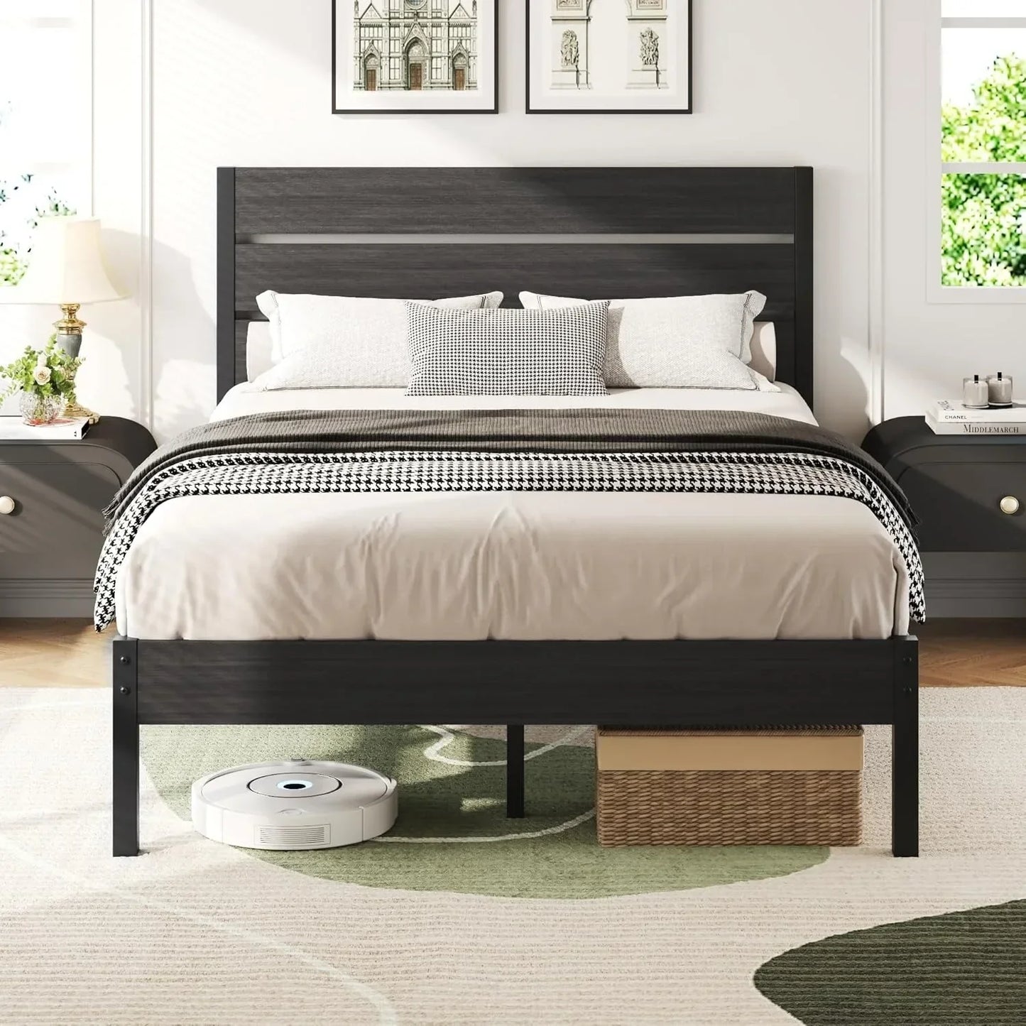 Full Metal Bed Frame Storage
