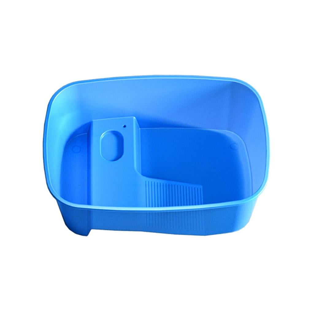 WE-POLUJ Turtles Plastic Tanks Habitat Starter Kits with Basking Platform Swim Area Dish