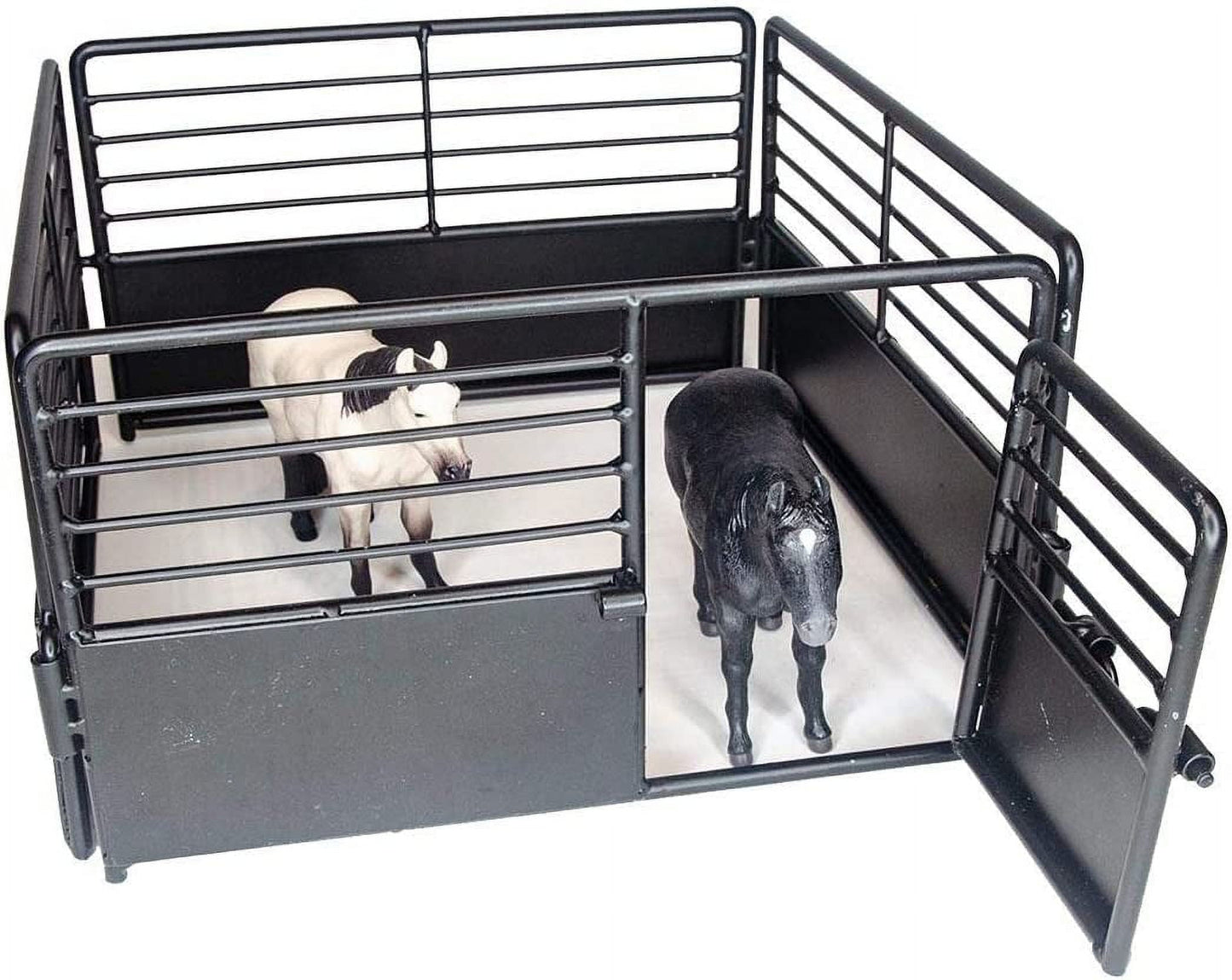 Little Buster Toys Brown Priefert Horse Stall - Perfect for stalling Your Favorite Quarter Horse