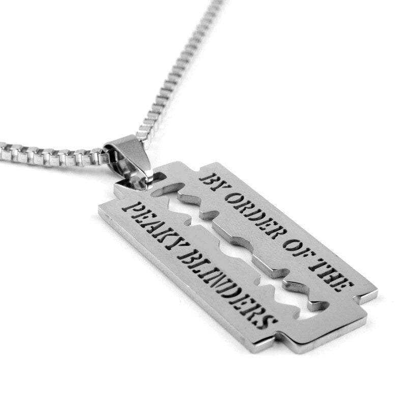 "By Order of the Peaky Blinders" Razor Necklace
