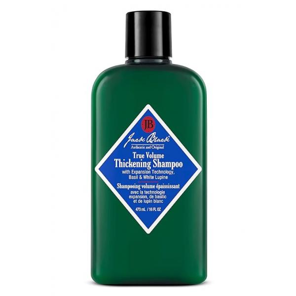 Jack Black True Volume Thickening Shampoo. - Expansion Technology, Basil & White Lupine Hair Products for Men Women, Sulfate-Free Shampoo