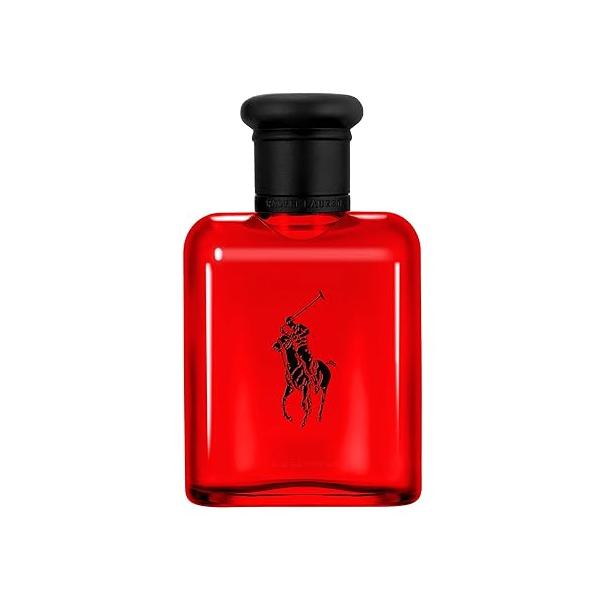 RALPH LAUREN FRAGRANCES - Polo Red Eau de Toilette Men's Cologne Woody & Spicy With Grapefruit, Saffron, and Redwood Medium Intensity