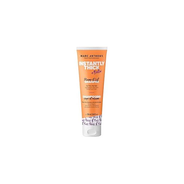 Marc Anthony Strengthening Biotin Shampoo, Grow Long Anti-Frizz, Anti-Breakage & Nourishing Formula For Split Ends - Vitamin E, Caffeine Ginseng for Dry Damaged Hair