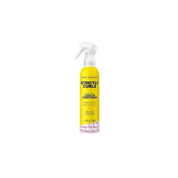 Marc Anthony Leave-In Conditioner, Strictly Curls - Shea Butter, Vitamin E & Avocado Oil Softens Defines Coarse Sulfate-Free Anti-Frizz Styling Product For Curly, Wavy Hair