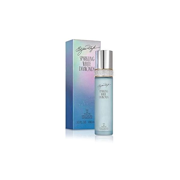 Elizabeth Taylor Women's Perfume, Sparking White Diamonds, Eau De Toilette EDT Spray, 3.3 Fl Oz