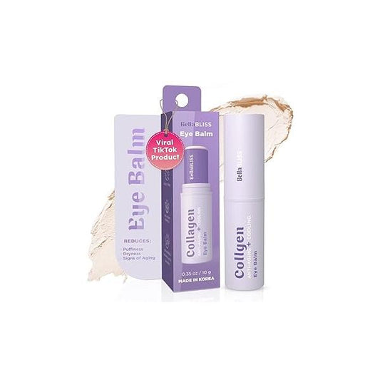 BellaBLISS Hyaluronic Eye Balm Reduces Anti-Aging Dryness and Fine lines, Hydrating - under eye cream Made in korea 0.35 oz / 10 g Pack of 1