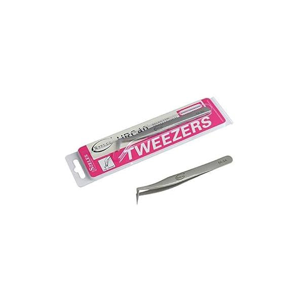 VETUS 6A-SA Volume Eyelash Extensions Tweezers 3D 6D Professional Curved Point Stainless Steel Precision SA Series