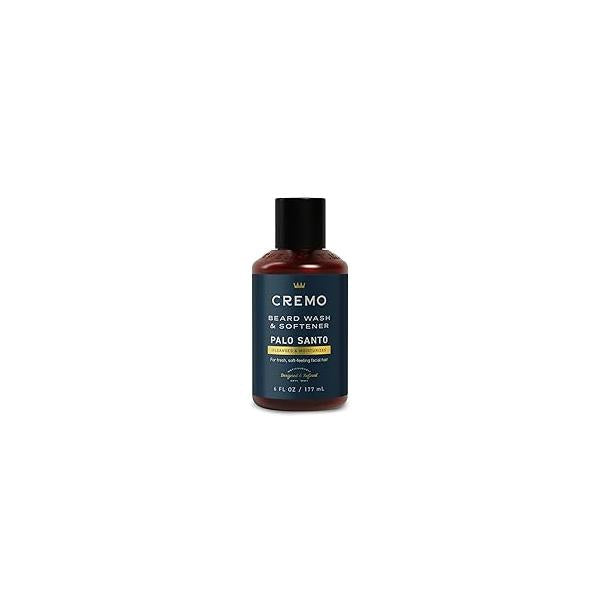 Cremo Palo Santo (Reserve Collection) Beard Wash & Softener, Moisturizes, Styles and Reduces Itch for All Lengths of Facial Hair, 6 Fluid Oz