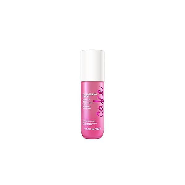 Cake Beauty Hair & Body Mist, The Finishing Touch - Pistachio Salted Caramel Scent Infused with Vitamin E Argan Oil For All Skin Types 6.8 Fl Oz / 200 mL
