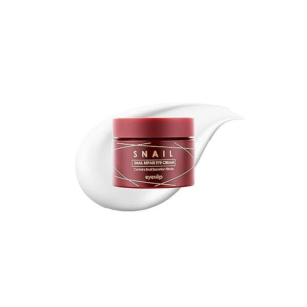 Snail Repair Eye Cream 1.69 fl oz - Hydrating Treatment with Mucin and Niacinamide for Fine Lines, Puffy Eyes, Dark Circles Korean Skincare a Smoother, Radiant Look