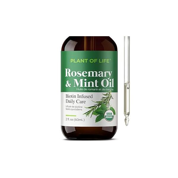 Rosemary & Mint Oil | Multi Hair Strengthening Complex Scalp Nourish Treatment Essential Oils (2oz / 60ml)