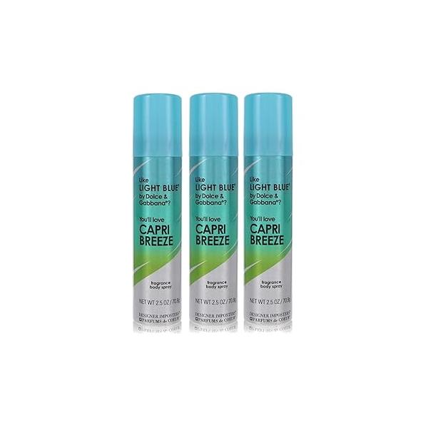 Parfums De Coeur Capri Breeze Fragrance Deodorant Body Spray for Women, 2.5 Ounce (3)