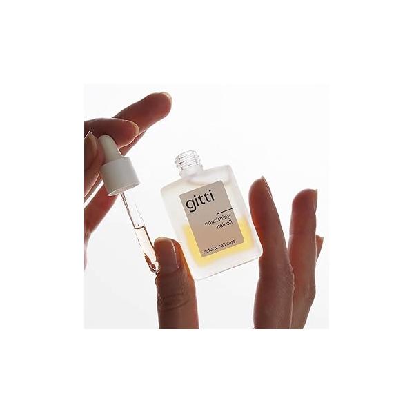 gitti Restoring Nail Serum I Natural Care, Non-Toxic, Plant-based, 98% Origin, Cruelty-Free, Vegan Hydrating, Helps Strengthens Nails, Non-Greasy, Recovery (0.5 fl oz)