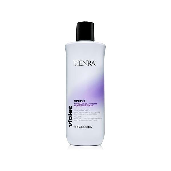 Kenra Violet Shampoo | Eliminates Brassy Tones Purple Pigment + Deposit Neutralizes Yellow Moisturizes Processed Hair Enhances Vibrancy of Blonde or Gray Color Safe