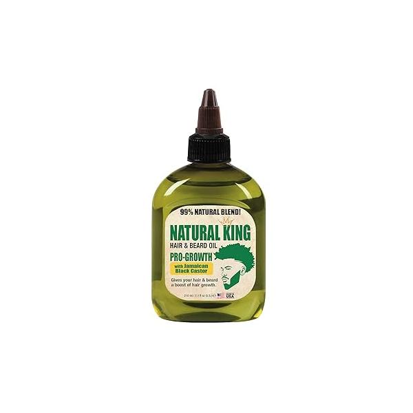 SFC Natural King Pro-Growth Hair & Beard Oil with Jamaican Black Castor 7.1 oz. (PACK OF 2)
