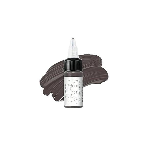 Nuva Scalp Micro-Pigmentation Ink - Customizable, Neutral Undertone for SMP Procedures, Vegan, Made in USA (Dark Brown)