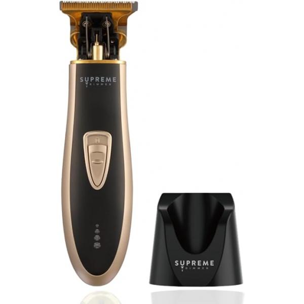 Supreme Trimmer T-Shaper ST5205 | Professional Barber Hair Clippers for Men Cordless Zero Gapped Liner Beard Blue DLC