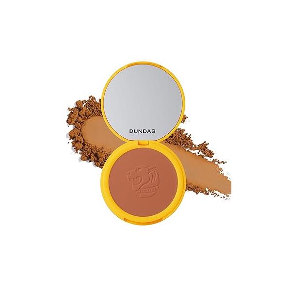 Dundas Bronzer Anonymous, Powder for Face and Body Contour Bronzing, Matte Finish, Make Up All Skin Types, Cruelty Free Natural Makeup, Buildable Coverage, Easy to Blend, (Step 1)