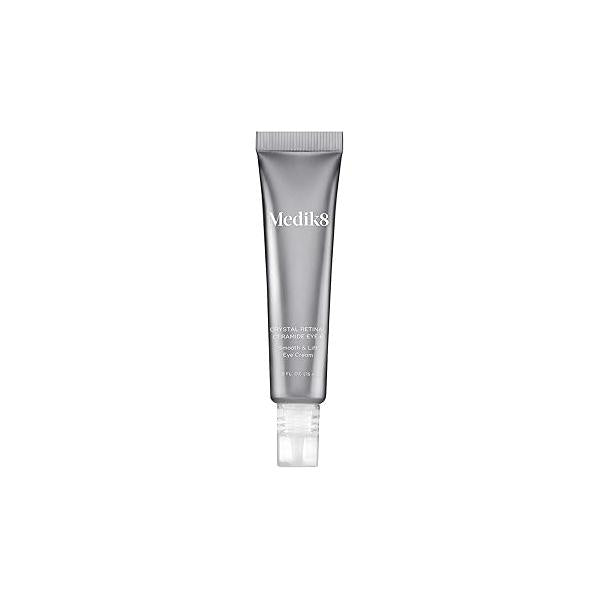 Medik8 Crystal Retinal Ceramide Eye 6 - Gentle Vitamin A Cream Reduces Appearance of Wrinkles Perfect for Sensitive Skin 0.5 oz