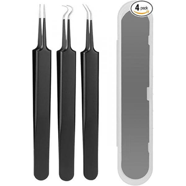 Free Eagle Blackhead Remover Tool Comedones Extractor Acne Removal Kit 4 Pcs for Whitehead Popping, Blemish Removing Nose Face Tools with a Box (3)