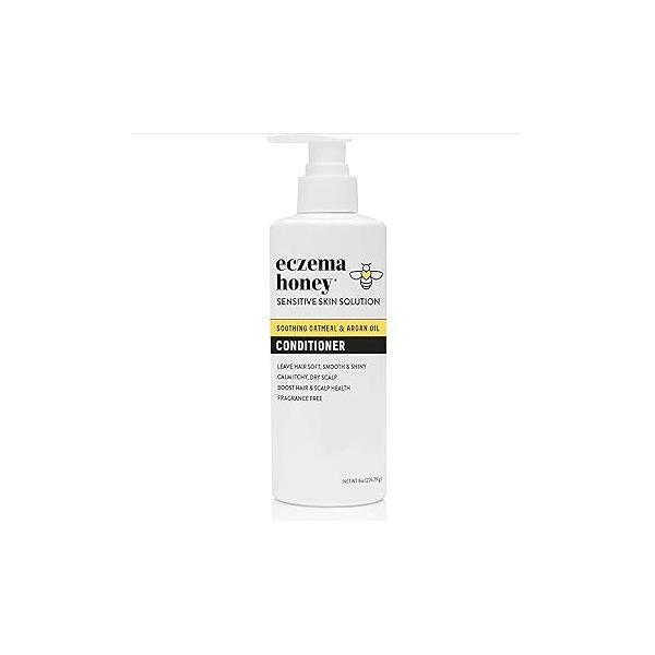 ECZEMA HONEY Nourishing Conditioner - Helps with Psoriasis, Dermatitis, & Flaking Daily Dandruff Scalp Care Itchy Treatment for Men, Women Kids (8 Oz)