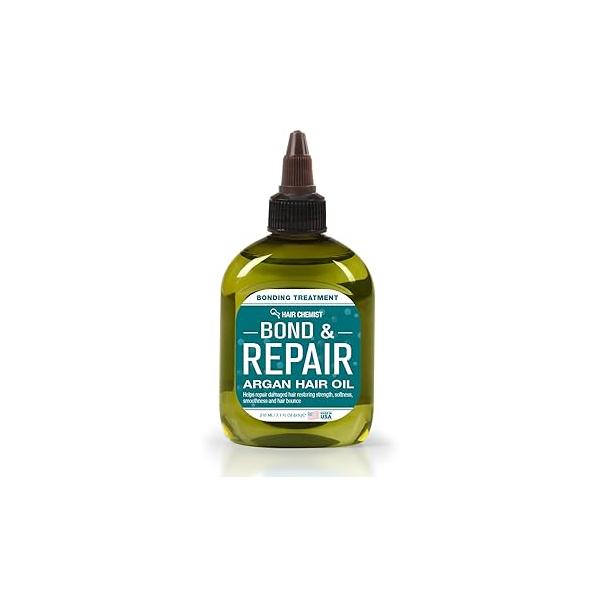 Hair Chemist Bond & Repair Argan Oil - Bonding Treatment for Damaged Hair, 7.1 Ounces
