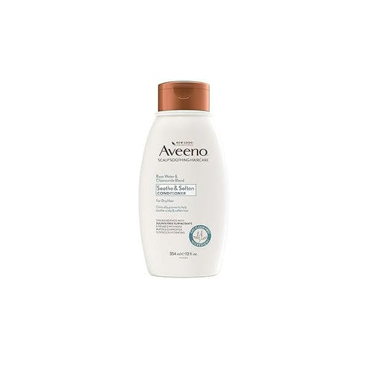 Aveeno Scalp Soothing Rose Water and Blend Conditioner, chamomile, 12 Fl Oz