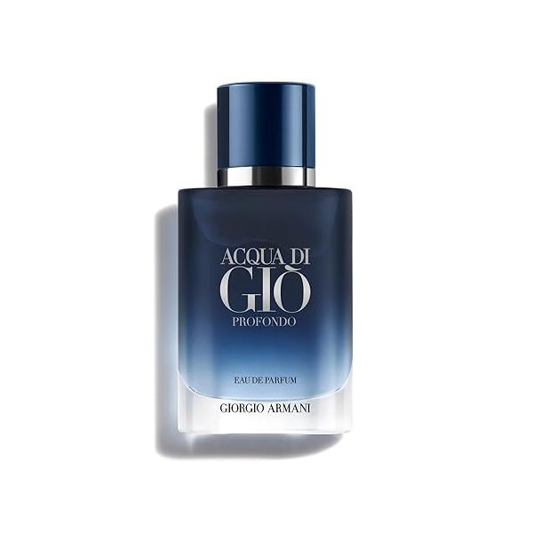 Armani Beauty - Acqua di Giò Profondo Eau de Parfum Cologne for Men Fresh & Aromatic Men’s Fragrance Mandarin, Lavender, Cedarwood Notes
