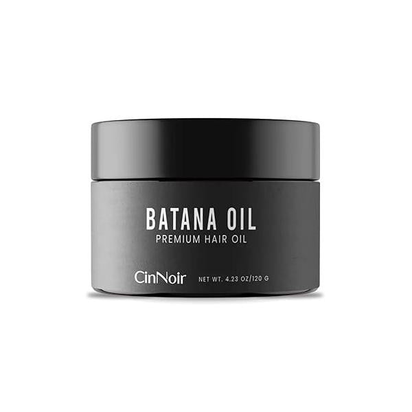Dr Sebi Batana Oil for Hair Growth, Cold Pressed 100% Raw and Organic 4.23 oz, Sourced from Honduras, For Thicker & Stronger Hair, Scalp Mask Men Women, Unrefined