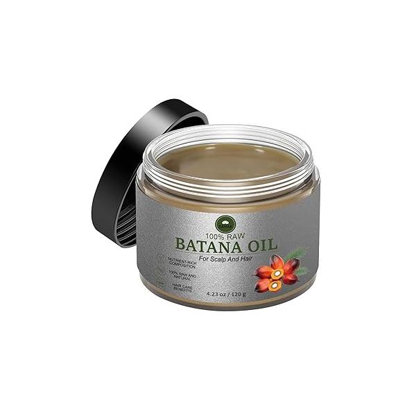 SAHAK Raw Batana Oil for Hair Growth | Sourced From Honduras, Handmade Extraction Method 100% Organic - Prevents Loss Dr. Sebi Approved For All Types Increases Thickness 4.23 oz