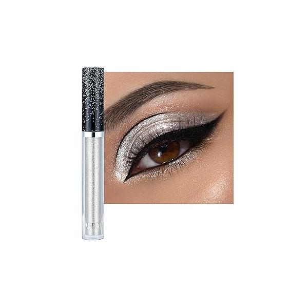 Liquid Eyeshadow, Purple, High-Pigmented Colorful Glitter Eye Shadow