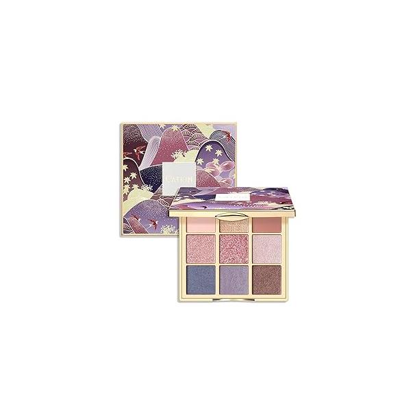 Catkin Eyeshadow Palettes 9 Blendable Shades Smooth Long Lasting Matte and Glitter Eye Makeup Highly Pigmented C08 Morandi