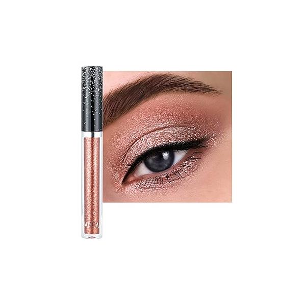 Liquid Eyeshadow, Purple, High-Pigmented Colorful Glitter Eye Shadow