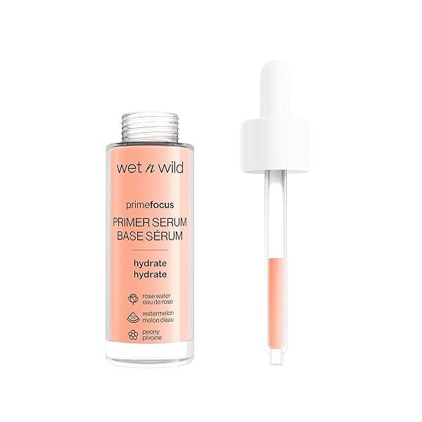 wet n wild Prime Focus Primer Serum for Face, Hydrating Dry Skin, Makeup