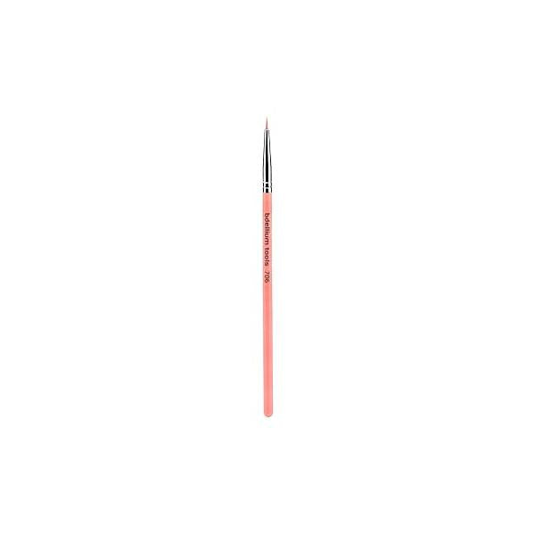 Bdellium Tools Professional Makeup Brush - Studio Series 706 Fine Point Eyeliner With Soft Synthetic Fibers, For Ultra-Fine Detail and Lining (Yellow, 1pc)