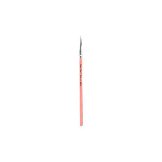 Bdellium Tools Professional Makeup Brush - Studio Series 706 Fine Point Eyeliner With Soft Synthetic Fibers, For Ultra-Fine Detail and Lining (Yellow, 1pc)