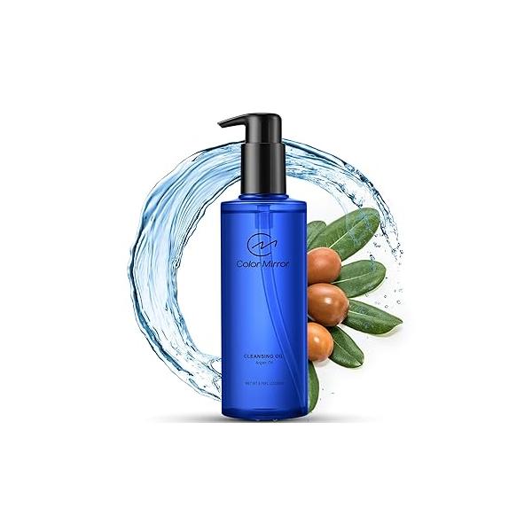 Argan Deep Cleansing Oil, 6.76 fl oz 200ml, Gentle Pore Control, Heavy Makeup Remover
