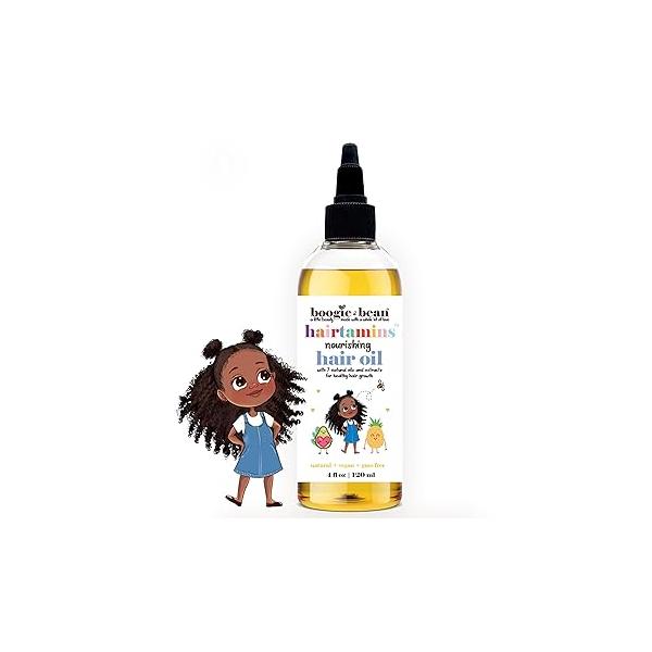 Kids Hair Oil, Baby Moisturizer and Vitamins for Growth; Products Black Babies, Infants Toddlers Natural