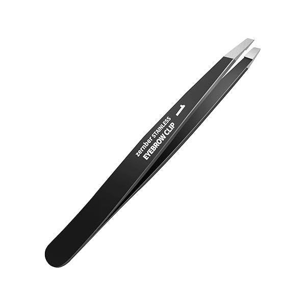 Eyebrow Hair Removal Tweezers, Slant Tweezer Handmade Professional Facial & Remover No Gaps Stainless Steel