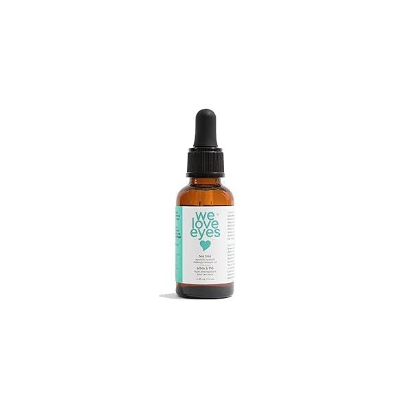 We Love Eyes - 100% All Natural Tea Tree Makeup Remover Oil Effortlessly remove waterproof makeup and eyeliner Made with Australian Cruelty Free Vegan