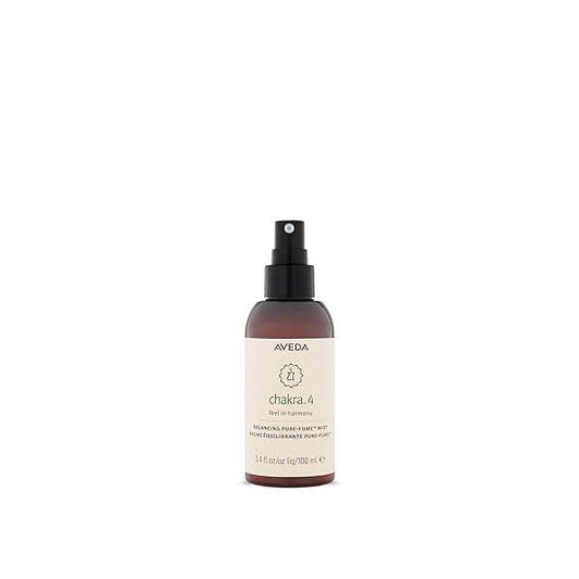 Aveda Chakra 4 Balancing Pure-Fume Mist: Heart | Body & Room Spray Balances Power With Sandalwood, Organic Mandarin Palmarosa, 3.4 Fl Oz